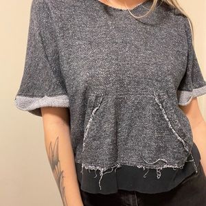 Gray sweater shirt